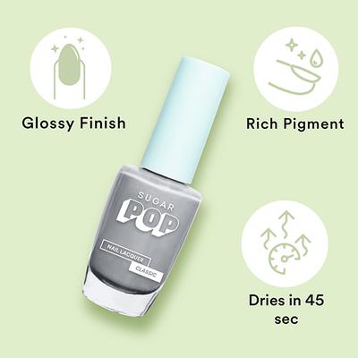 SUGAR POP Nail Lacquer 20 Silver Crown 10 ml - Nail Polish