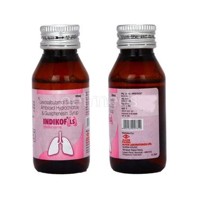 Indikof LS Sugar Free Syrup 60ml - Cough And Cold-Cou