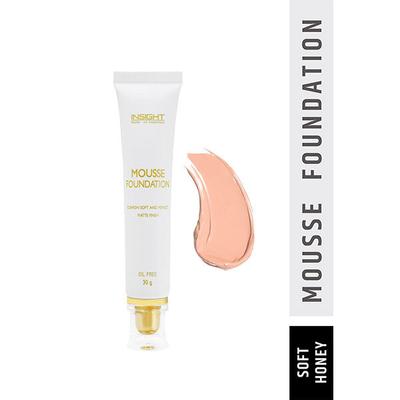 Insight Cosmetics Mousse Foundation - 02 Soft Honey 30gm - Foundation