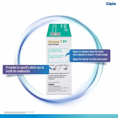 DORZOX T PF Eye Drops 5ml - Glaucoma-Ant