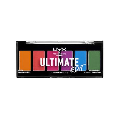 NYX Professional Makeup Ultimate Edit Petite Shadow Palette - Brights 1.2 gm - Eyeshadow, Bases & Primers