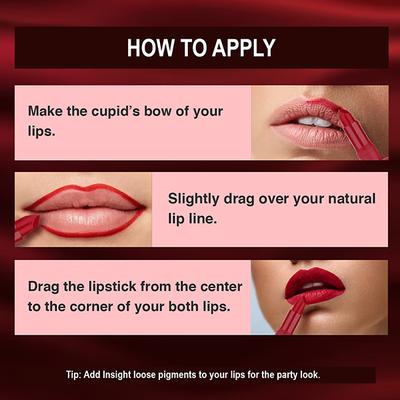 Insight Cosmetics Make Up Essentials Matte Lipstick - A12 High Heels 4.2gm - Lipsticks