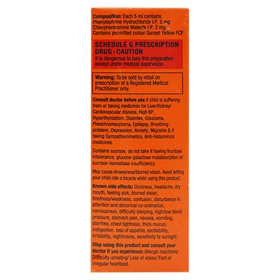 T Minic Orange Flavour Syrup 60ml - Cough And Cold-Cou