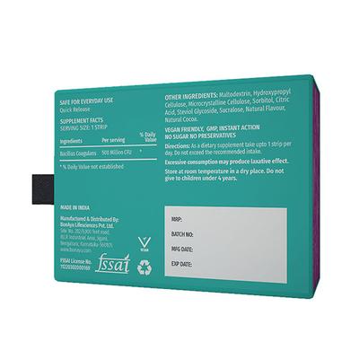 BonAyu Probiotics 500 Million CFU Mouth Dissolving Strips for Kids - Strawberry 30's - Digestive Health