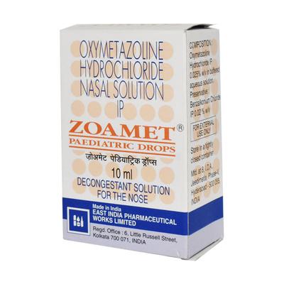 Zoamet Paediatric Nasal Drops 10ml - Nasal Congestion-Nas