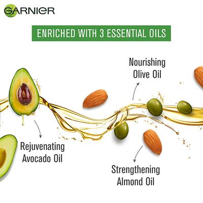 Garnier Color Naturals Ultra Color Creme Riche Hair Color, Plum Red 6.26 with 3 Oils + Fruit Serum 55ml+50gm 1's - Crème