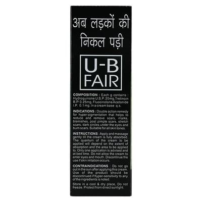 U B Fair For Men Cream 30gm - Acne-Acn