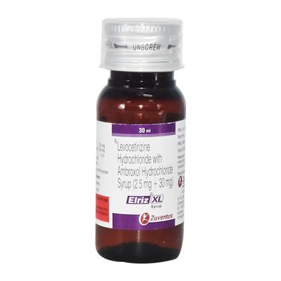 Elriz XL Syrup 30ml - Cough And Cold-Cou