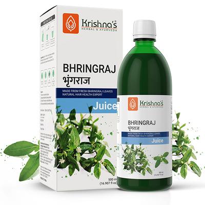 Krishna's Herbal & Ayurveda Bhringraj Swaras Juice 500 ml - Ayurvedic Juices