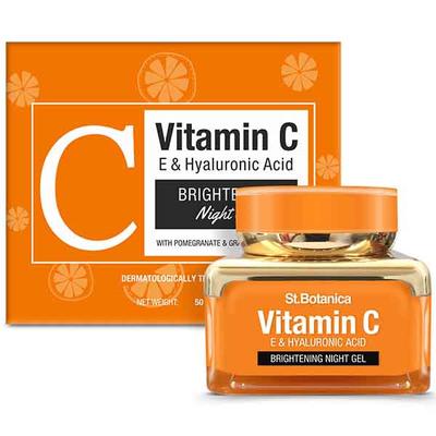 St.Botanica Brightening Night Gel - Vitamin C 50 gm - Night Cream