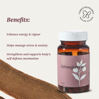 Forestreasures Ashwagandha Tablet 60's - Speciality Medicines