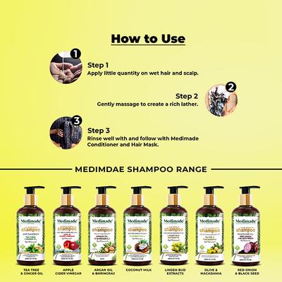 Medimade Olive And Macadamia Shampoo 300 ml - Shampoos