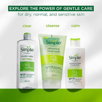 Simple Kind To Skin Hydrating Light Moisturiser 125 ml - Face Moisturizers