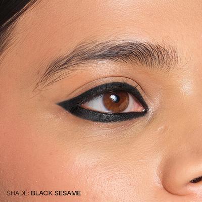 FAE Beauty Eye-Deal Intense Gel Kajal, Smudgeproof, Waterproof, Long Lasting, with Built-In Sharpener & Fine Bristle Brush Shade - Black Sesame 0.35 gm - Kajal & Kohls