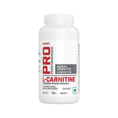 GNC Pro Performance L-Carnitine 500 mg Tablet 60's - Amino Acids