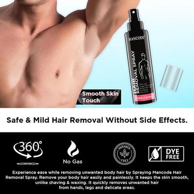 Mancode Hair Removal Spray 100 ml - Shaving Foams