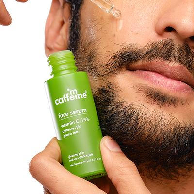 Mcaffeine Green Tea Face Serum With Vitamin C 15% 30 ml - Face Serum