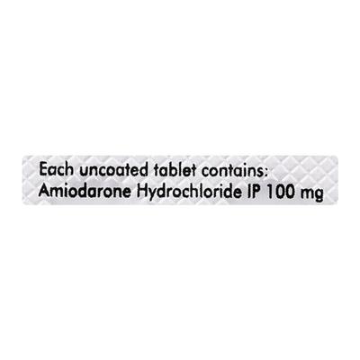 Amiodar 100mg Tablet 10'S - Arrhythmiasis