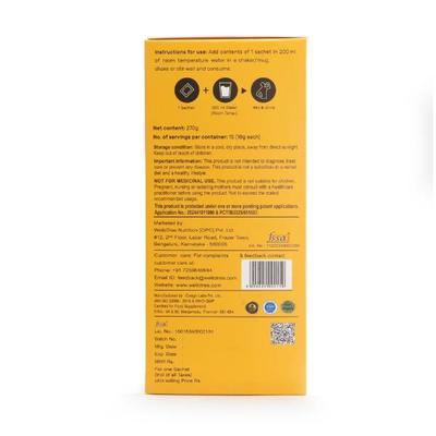 WelloTree Wello Recoop Protein Powder - Mango Flavour (Pack Of 15 x 18g) 1s - Protein Drink
