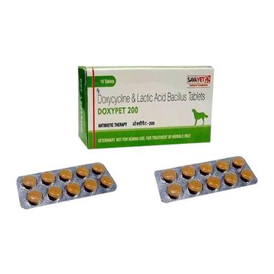 DOXYPET 200 Tablet 10's - General-P