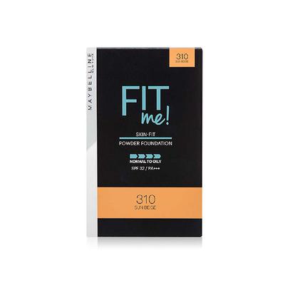 Maybelline New York Fit Me Two Way Cake (Powder Foundation), 310 Sun Beige 9 gm - Compact Powder