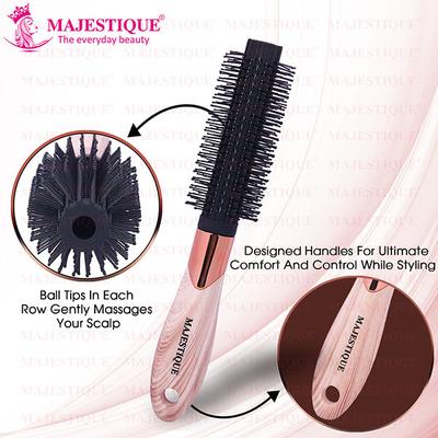 Majestique Prime Roller Hair Brush, Bio-Friendly for Blow Drying and Hair Styling 1's - Hair Brushes