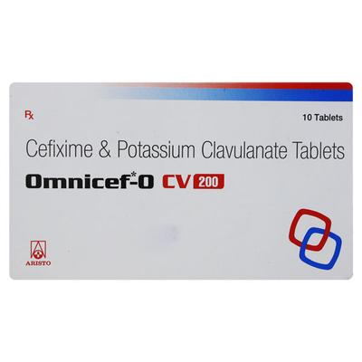 Omnicef O CV 200mg Tablet 10'S - Bacterial Infections-Cep