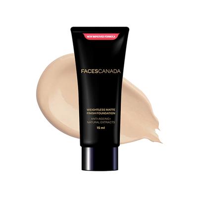 Faces Canada Weightless Matte Finish Foundation - Medium Natural 15 ml - Foundation
