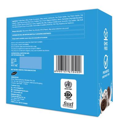 Novkafit Protein Bar - Cookies & Cream Flavour (Pack of 6 x 60 gm) - Nutritional Bars