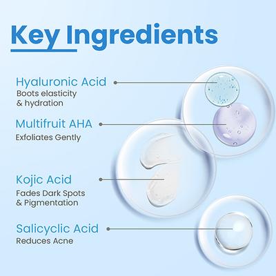 FCL PBA Brightening Face Mask Kojic Acid With Hyaluronic Acid for Glowing Skin 100 gm - Face Packs