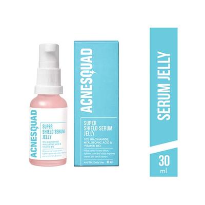 Acne Squad Pore Minimising Super Shield Serum Jelly With 10 Percent Niacinamide 30 ml - Essences