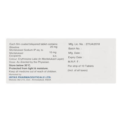 ANTEGY M Tablet 10's - Allergies-Ant