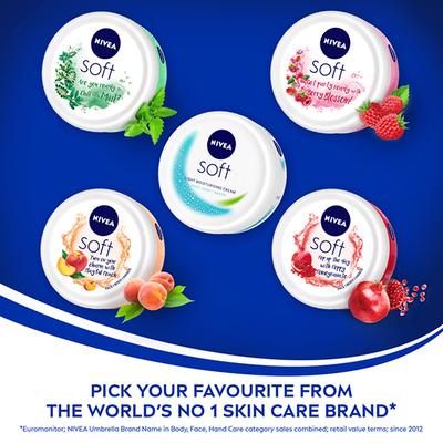 Nivea Soft Playful Peach Cream 100 ml - Lotions & Creams