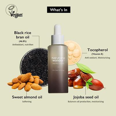 Haruharu Wonder Black Rice Facial Oil 30ml - Face Oils