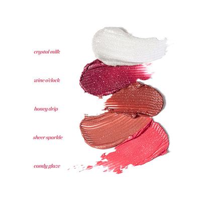 Gush Beauty Glaze Lip Oil Gloss High Shine and Hydrating Pink Gloss - Candy Glaze 2.8 ml - Lip Glosses