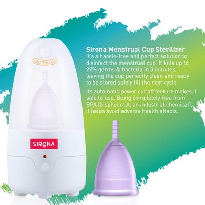 Sirona Menstrual Cup Sterilizer 1's - Menstrual Cups