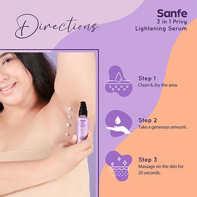 Sanfe 3 In 1 Lightening Serum 50ml - Face Serum