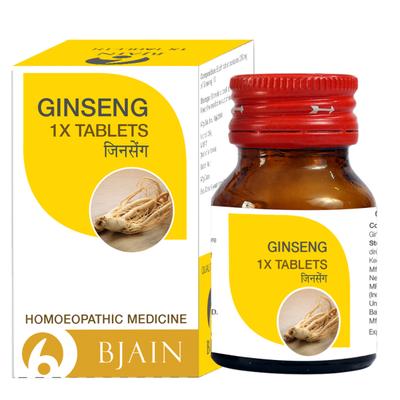 Bjain Ginseng 1X Tablets 25 gm - Personal Care(Homeopathy)