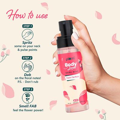 Plum Bodylovin' Feelin' So Rose Body Mist 100 ml - Body Mist/Spray