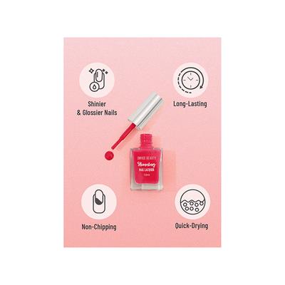 Swiss Beauty Stunning Nail Lacquer Shade - Coral Love 10 gm - Nail Polish