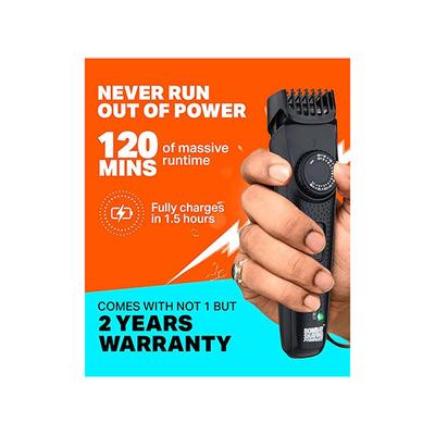 Bombay Shaving Company Cordless Beard Trimmer, Black 200 gm - Trimmers