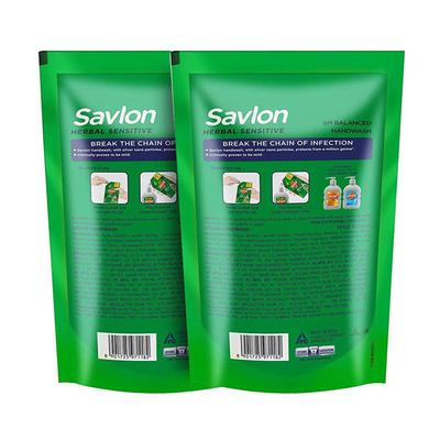 Savlon Herbal Sensitive Handwash Pack 725 ml each 2's - Hand Wash & Soaps