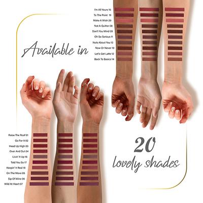 Faces Canada Comfy Matte Creme Lipstick - Told You So 17, Hydratingh Comfort Long Stay 4.2gm - Lipsticks