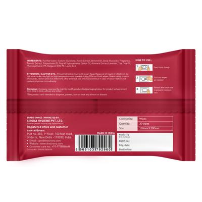 Sirona Intimate Wet Wipes 30's - Intimate Care