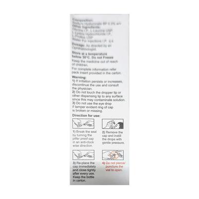 RESYNC ULTRA PRESERVATIVE FREE Ophthalmic Solution 10ml - Dry Eye-Olt