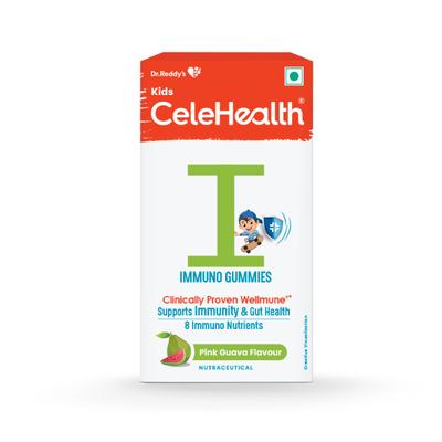 Celehealth Kidz Immuno Plus Gummies - Pink Guava (4 - 12 Yrs) 30's - Kids Nutrition