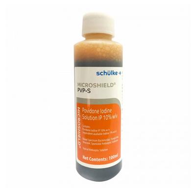 Microshield PVP-S Povidine-Iodine Solution I.P. 100 ml - Wart Treatments