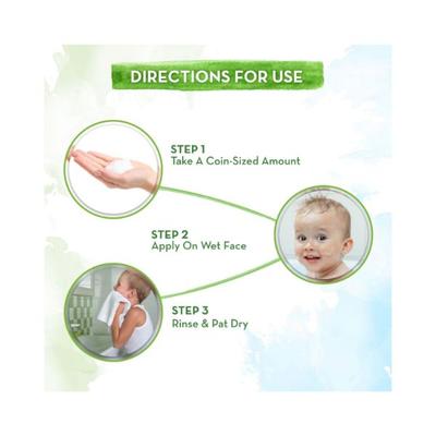 Mamaearth Foaming Face Wash For Kids With Aloe Vera & Coconut For Gentle Cleansing 150 ml - Baby Body Wash