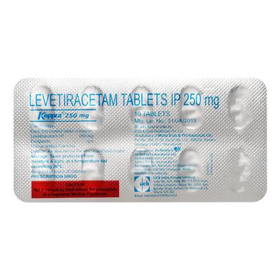 Keppra 250mg Tablet 10'S - Epilepsy/Convulsion-Ant