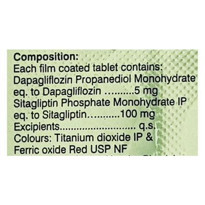 DAPATURN S 100/5 Tablet 10's - Diabetes-Ant